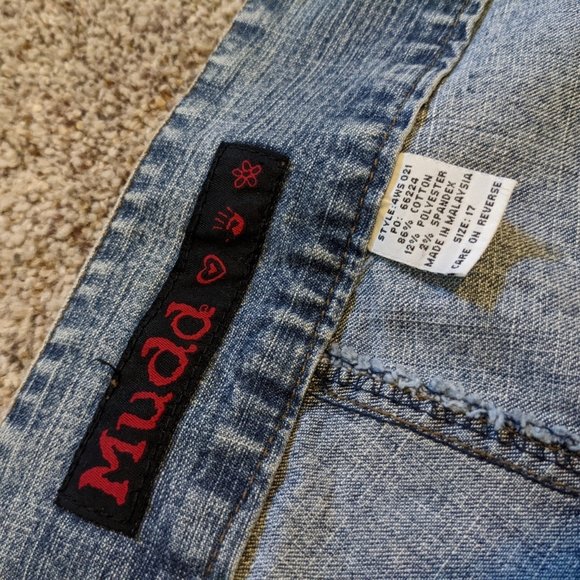 Mudd Low Rise Wide Leg Jeans Size 17 - Picture 3 of 7